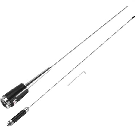 Yindhgdr Details de la Nouvelle antenne Radio de Voiture Automobile UHF 400-470 MHz 200W 5.5dB Argent SL-16-259