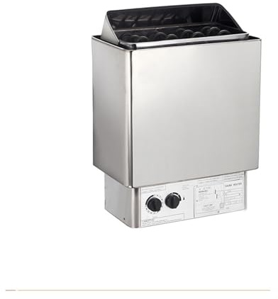 Dampfduschengenerator, Edelstahl-Saunaofen, elektrischer Saunaofen, kommerzielle Saunaraumausstattung for den Haushalt für Badezimmer(3kout)