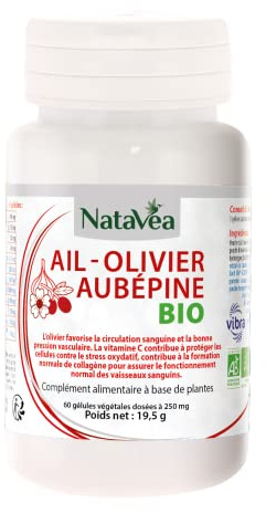 Natavéa Ail Olivier Aubépine 60 Gélules