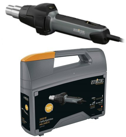 Hilltop Steinel HG 2420 E Hot Air Heat Gun Shrinking Hand Welder with Carry Case 110V - 012632