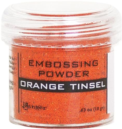 Ranger Tinsel Poudre à embosser Orange Taille S