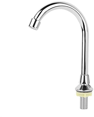 Copper Foot Control Water Faucet Pedal, Floor Mounted Basin tap for Kitchen, Hospital, use, PVD Mirror Plated, Durable Anti-Tarnish Finish, Commercial & Home Bathroom Fixture