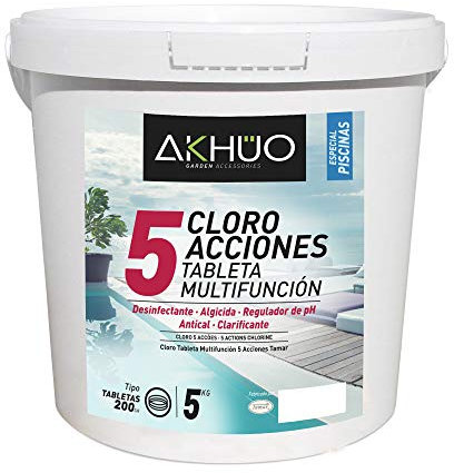 alfa dyser Cloro 5 ACCIONES Tableta 200G 5KG AKHUO