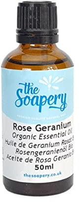 Geranium Organic Essential Oil 50ml - 100% Pure and Natural