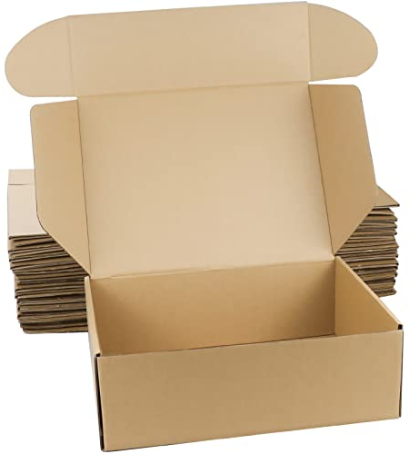Versandkartons, 30,5 x 22,9 x 10,2 cm, Braun, Wellpappe, Versandkarton, 20 Stück