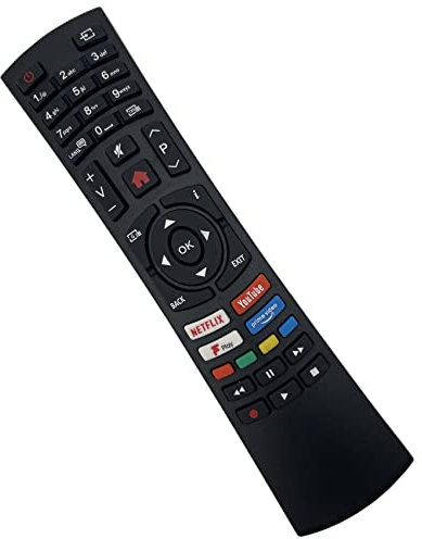 NEW Replacement RC4391P for bush tv remote fit for bush remote control for tv Compatible With Bush,Vestel, Nordmende Smart TV DLED55UHDHDRS DLED65UHDHDRS DLED32FHDS DLED40FHDS DLED49FHDS