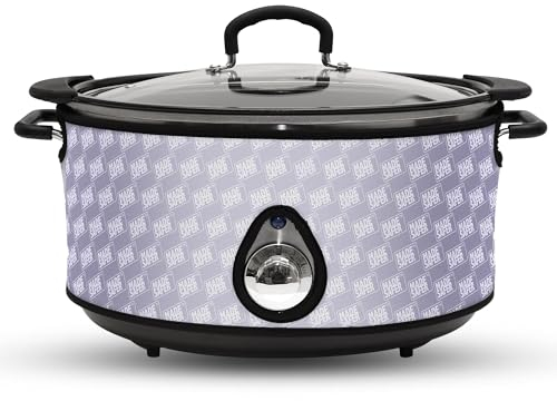 Made Safer - Portable Slow Cooker, Electric Cooker for Overnight Cooking, Versatile and Dependable Slow Cookers, Lightweight Electric Cooking Appliances, Removable Pot, 8L