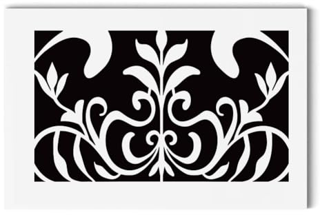 AHANDMAKER Cubierta De Ventilación De Acrílico Decorativa Cubierta De Ventilación De Estilo Victoriano Cubierta De Rejilla De Ventilación Victoriana En Blanco Cubierta Decorativa Para Pared Y Techo