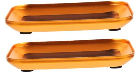 Gatuida 2 Stück Reparatur Werkzeugablage Für Mechaniker Reparatur Werkzeugablage Aluminiumlegierungs Teile Aufbewahrungsschale Für Schrauben Und Muttern Teil Aufbewahrungsschale Für