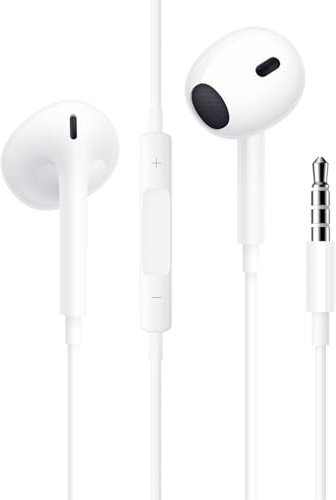 Generico Cuffie,Cuffie con Filo,Auricolari con Filo Sport in-Ear Stereo con Microfono Cuffiette Compatibile con iPhone/Apple/iPad/Xiaomi/Huawei/Samsung/Androide/MP3/MP4 Plug and Play