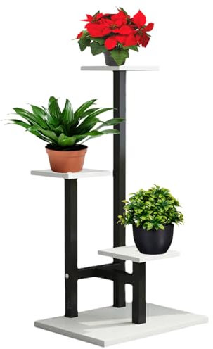 AZHANGYB BlumenstäNder, PflanzenstäNder, Blumentreppe DraußEn Ecke, Pflanzenregal FüR Mehrere Pflanzen, Blumenregal FüR Wohnzimmer, Balkon, Garten, Arbeitszimmer