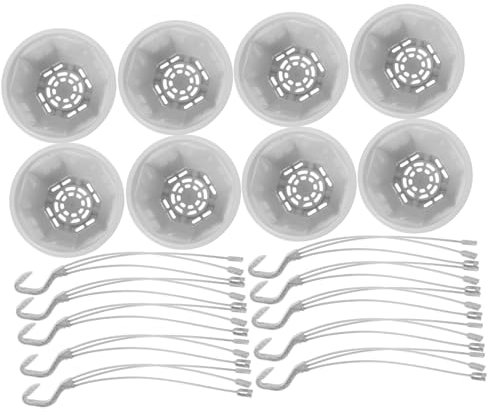 LOORGVEL 10 Set Vasi Appesi per Piante Vasi per Leggera con Ganci Perd Esterni Design e Moderno