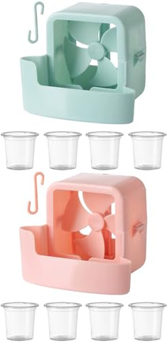 Ice Cooling For Fan, Fan Mist Cooling Adapter, Cooler For Festival Terrace Alley Balcony, Portable Hangable Ice Box Attachment Accessories, Fans Mister Attachment, Misting System