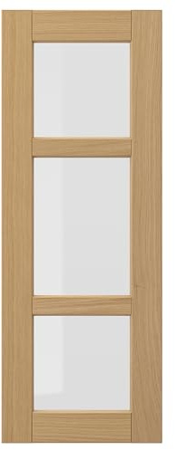 FORSBACKA Porta Vetro, 30x80 cm, Rovere