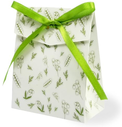 Festa Centro Set 50 Sacchetti Regalo 10x8x4cm Verde