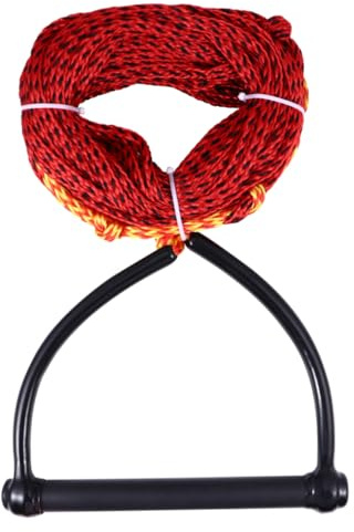 DIYEAH Cuerda para Esquí Acuático Sección Mango Negro Cuerda Remolcable para Deportes Acuáticos y Kneeboard Accesorio para Embarcaciones y Wakeboard para Navegación y Color Aleatorio