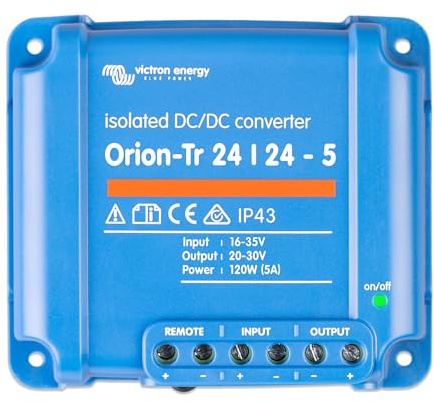 Victron Energy Orion TR IP43 24/24 V 5 A 120 W Convertisseur CC-CC, Isolé