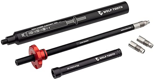 Wolf Tooth: Pack Hanger Alignment Tool Thru Axle and QR Kit - Black - Thru Axle & Quick Release Kit