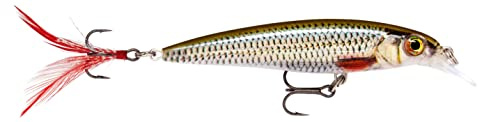 Rapala - X-Rap Angelköder - Angelzubehör mit 3D-Profil - Süßwasser Spinnköder - Schwanzfedern für zusätzliche Reize - Hergestellt in Estland
