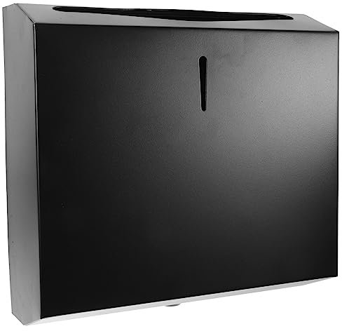 Papierhandtuchspender Edelstahl, Papierhandtuchspender Schwarz Handtuchspender Für Das Badezimmer, An Der Wand Handtuchspender Für Papierhandtücher Spender Papierhandtuchhalter