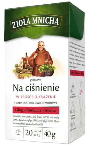 BIG ACTIVE Kräutertee, 40 Gramm, Teebeutel, Weißdorn Kurkuma, 20 Stück, Koffeinfrei