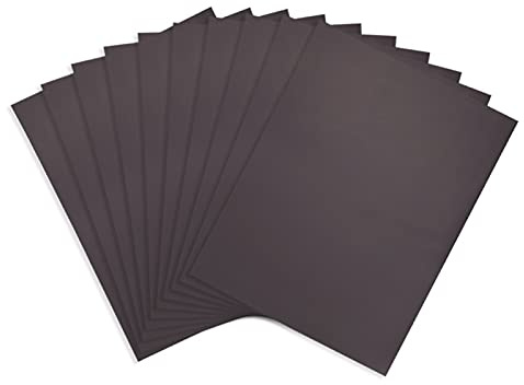 Briartw A4 Größe Gummi Weichmagnetfolien Magnetische Aufbewahrungsfolie für Stanzformen Lagerung 0,3 mm dick 10 Stück Set 11,7x8,2 Zoll Metall Stanzformen Lagerung