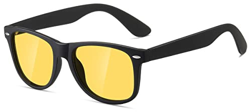 kimorn Polarizado Gafas De Sol Clásico Unisexo Cuerno Rimmed Años 80 Retro AE0300