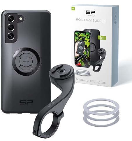 SP CONNECT Road Bike Bundle | SPC+ | kompatibel mit Samsung S21 FE | Handyhalter für Road Bike| Fahrrad Handy Halterung Gadget