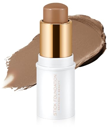 Boobeen Fond de Teint en Stick Full Coverage - Crème Mate Douce, Correcteur de Teint Longue Durée pour le Visage et le Corps, Facile à Estomper