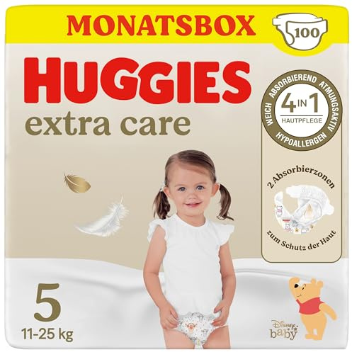 Huggies Baby-Windeln Extra Care Disney-Design, Größe 5, 100 Windeln (2x50)