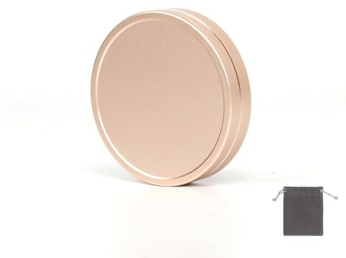 Générique Capuchon d'objectif pour Instax Mini Evo, Cache-Objectif en Aluminium Anti-poussière imperméable à l'eau Cache-Objectif pour Appareil Photo Accessoires (Or Rose)