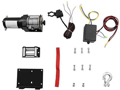 BDKSEXBF Electric Winch 1360 KG with Plate Roller Fairlead,Max. line pull: 1360 KG