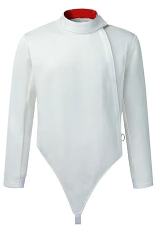 LYXXJRYBHD Fechtjacke, 350N Fechtuniform für Florett, Degen, Säbel, Unisex, Schutzausrüstung, Geeignet für Erwachsene und Kinder(50#)