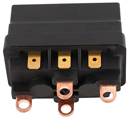 Contactor de relé de contacto de solenoide de cabrestante 12V 120A acero universal for vehículos ATV UTV 4X4 Contactor de relé de cabrestante