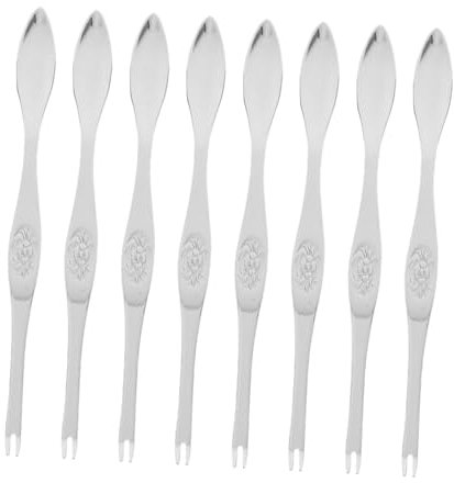 iplusmile 8pezzi Stuzzicadenti per Aragoste in Acciaio Resistente Forchette per Granchi Utensili per Frutti di Mare Kit per Mangiare Granchi Aghi per Stuzzicadenti per Noci per Uso Casalingo