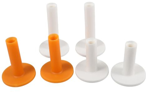 EXHUMKY 6 Stück Teiliges Golf Tee Set Tragbare Ballhalter für Übungsmatten im Garten oder Zuhause für Golfer zur Verbesserung Fähigkeiten