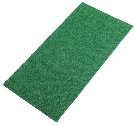 DOITOOL Île Flottante en Gazon Synthétique Vert pour Reptiles et Animaux, Tapis Esthétique et Solide en Plastique pour Terrarium, Rampe Réaliste pour Jardin ou Balcon