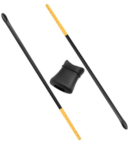 SUPVOX Palillos de Silicona para Olla Caliente, Palillos Chinos Largos Reutilizables Resistentes al Calor, Antiquemaduras, Ideales para Cocinar, Freír y Hotpot, 1 Par