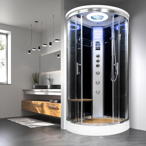 Vidalux Hydro Plus 800 Shower Cabin 800 x 800-Black