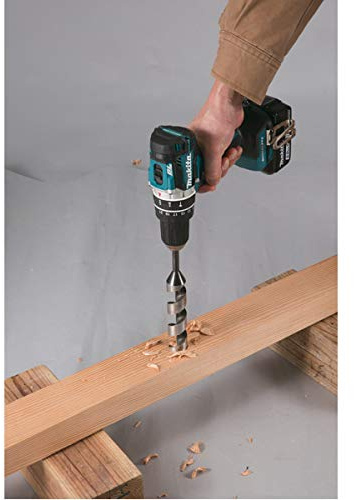 Makita Trapano avvitatore a percussione 18 v agli ioni di litio 3 ah ø 13 mm (3 batterie) makita - 3 batterie, caricabatterie, cofanetto - dhp484rf3j