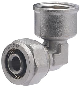 Racor Multicapa a Compresión (a Roscar) Codo Ø16 - Hembra 1/2 NOYON & THIEBAULT