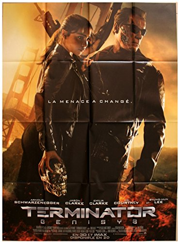 Terminator Genisys Kino-Poster, Original, großes Format (160 x 120 cm, gefaltet), Schwarzenegger