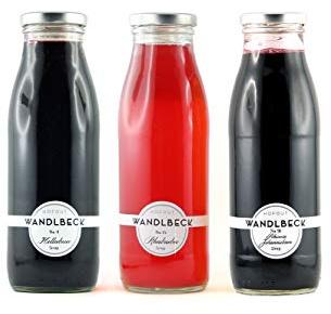 WANDLBECK Sirup Set Aperitif (Holunderbeere, Rhabarber, Schwarze Johannisbeere Cassis)