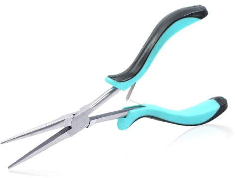 SPEEDWOX 7 Inches Mini Needle Nose Pliers Small Long Reach Needle Nose Pliers Extra Long Nose Pliers Tool for Jewellery Making Beading
