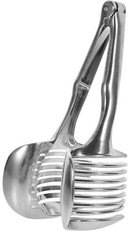Edelstahl Zitronenschneider Und Obstschneider Handlicher Mehrzweck-slicer Für Tomaten Früchte Und Gemüse Praktischer Küchenhelfer Mit Slicer-klammer
