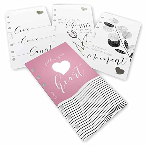 SinnWunder® Dashboards - Ringplaner-Cover – Deckblätter - Größe Personal (9,6 x 17,2 cm)