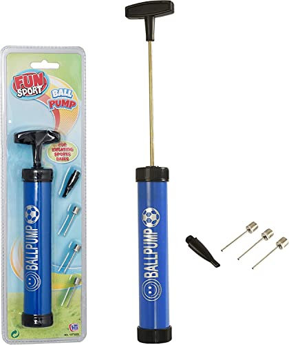 Ball Pump, Air Pump Inflator Kit with Needle, Nozzle, Hand Pumps for Basketball Football Volleyball, Water Polo, Rugby, Exercise, Sports Ball, Balloon, Swim, Inflatables.