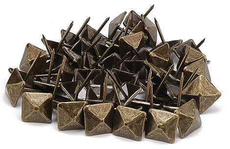 Unxuey 50pcs Polsterung Tacks, Möbel dekorative Thumbtacks, antike Push Studs Pins 14 X 20mm