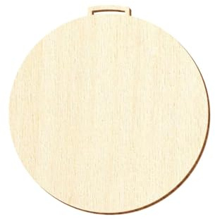 Holz Medaille rund - Deko Basteln 3-20cm