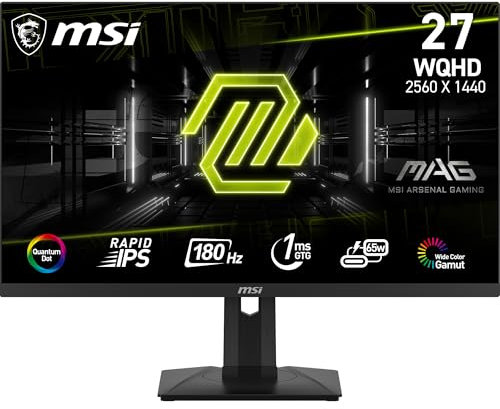 MSI MAG 274QRFDE QD E2 Monitor PC 68,6 cm [27] 2560 x 1440 Pixel Wide Quad HD LCD Nero (MSI Optix MAG274QRFDE-QD E2 69cm [27])